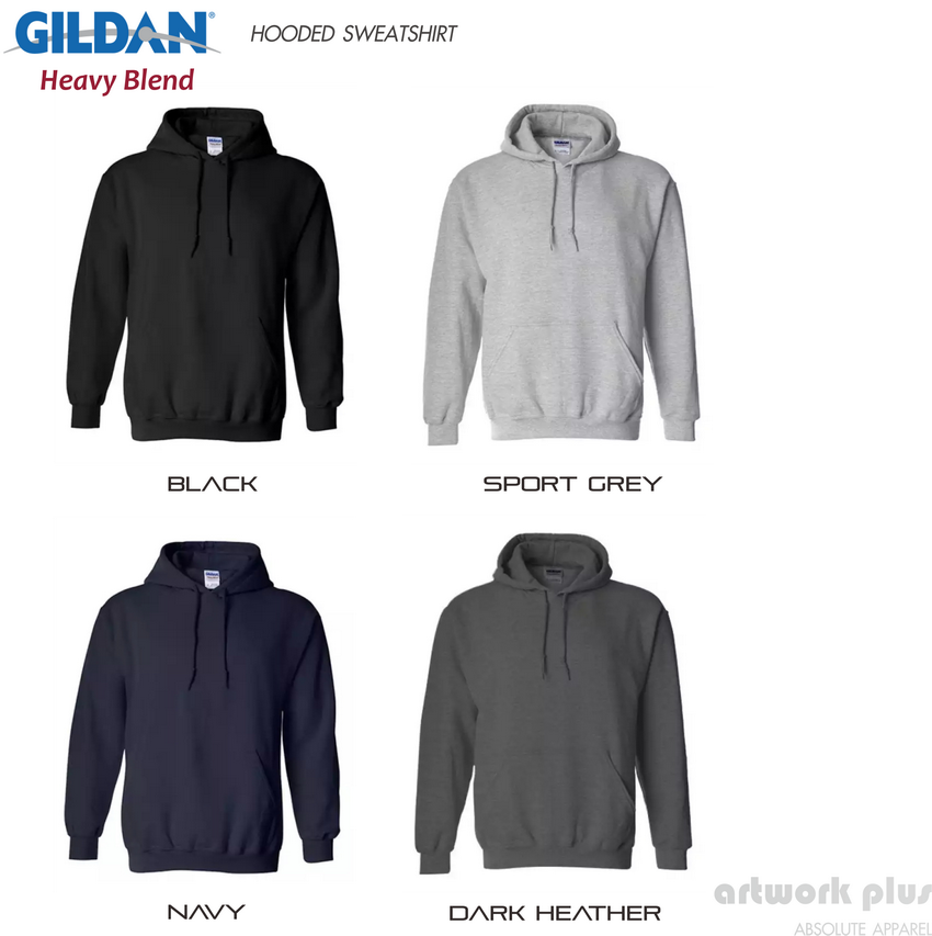 GILDAN Heavy Blend ,HOODED SWEATSHIRT, Jacket, เสื้อกันหนาวมีฮู้ด